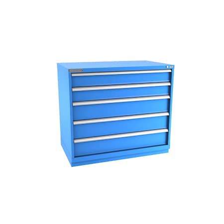 Champion Tool Storage Modular Tool Cabinet, 5 Drawer, Blue, Steel, 47 in W x 28-1/2 in D x 41-3/4 in H E18000501ILCFTB-BB